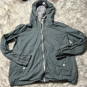 Craft + Flow Women Size Small Light Blue Basic Jacket Wind Rain